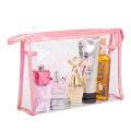 2 in 1 Custome Logo Women Beauty Makeup Pouch Mermaid Magic Colored Clear Cosmetic Bag